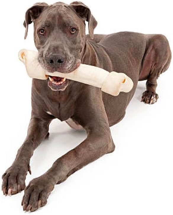 PUREPET Dog Dental Health Removes Plaque and Stimulates Gums 13 to 14 Inch (Ten 13" Big Dog Bones)