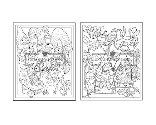 Gnome Life Coloring Book: An Adult Coloring Book Featuring Fun, Whimsical and Beautiful Gnomes for S