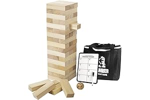 Giant Tumble Tower with Dice & Game Board