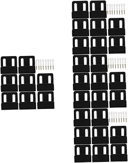 NOLITOY Clothes Rack 32 Sets Tile Pendant Wall Mounted Mirror Wall Mount Tile Holder Wall Brackets Wall-Mounted Fastener Clothes Hanger