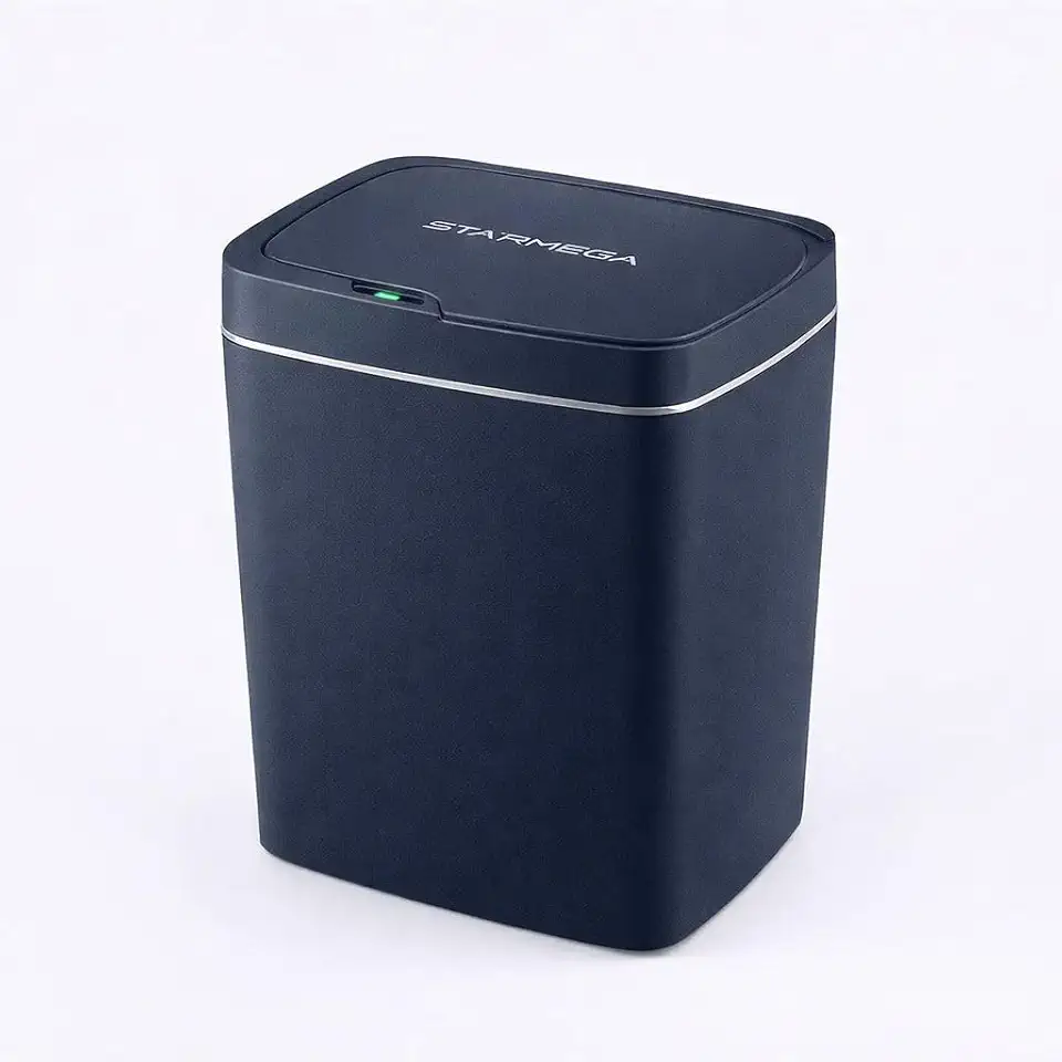 Lixeira Automática com sensor, Lixeira inteligente, inteligente com sensor, grande, 15 litros, Lixeira sem Contato para Sala de Estar, Cozinha, Banheiro, Escritório, Quarto, moderna, comerciais,
