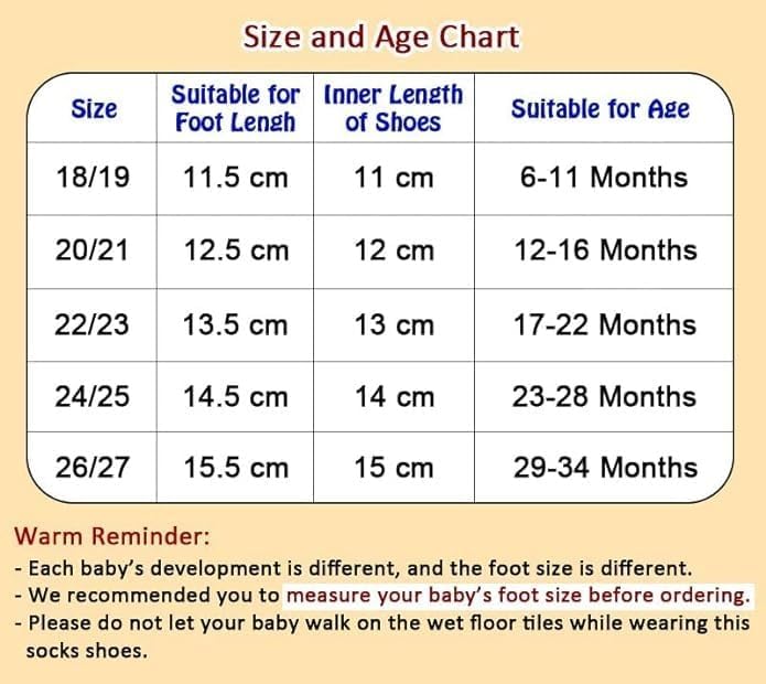SHRBI Unisex Babies Infant First Walking Toddler Socks with Non-Slip Soft Sole Warm Baby Socks Ankle Boots Cartoon Design Children Shoes 4 51fja7Q6ICL