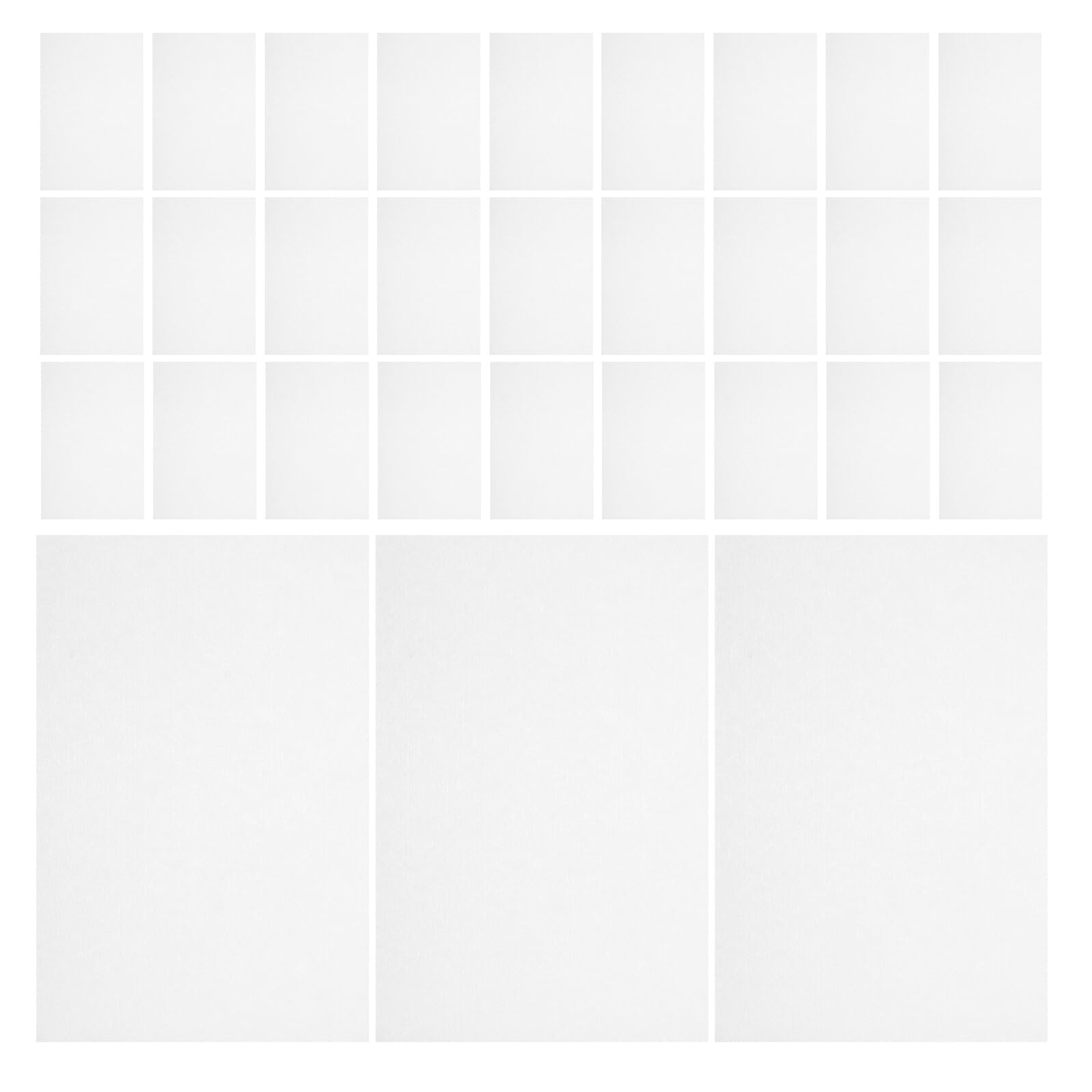 DECHOUS Carta Assorbente per Gabbie per Uccelli 44X31 CM 100 Fogli Monouso Pretagliati per Fondo Gabbie Rivestimenti Assorbenti per Pappagalli e Parrocchetti Accessori Pratici per