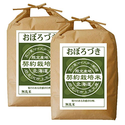 北海道ギフトストア おぼろづき 無洗米 【五つ星 お米 マイスター 北海道産】