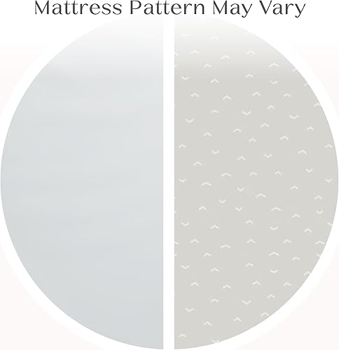 Miniatura 3 de Delta Children Twinkle Galaxy Limited - Colchón miniatura para cuna de 4 pulgadas, núcleo de fibra de origen sostenible premium, impermeable,