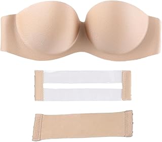 حمالة صدر بدون حمالات من دريس سيسي تتضمن أشرطة خلفية شفافة للغاية خالٍ الأسلاك