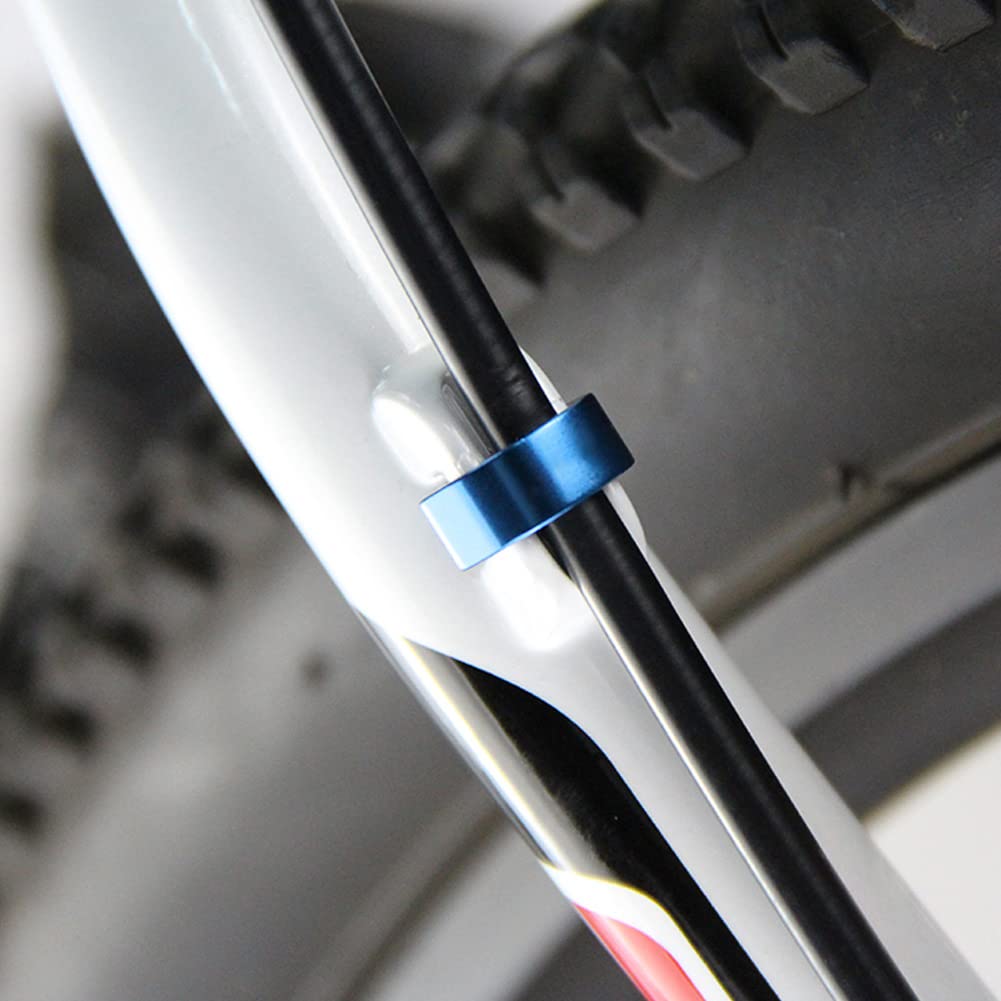 BuyWeek kabel rowerowy C-klipy klamry, 30 sztuk klipy kabel rowerowy zacisk przewód hamulca rower przewód zmiany przewodnik wąż do roweru szosowego