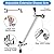 Shower Head, Kaqinu 10'' High Pressure Rainfall Shower Head/Handheld Showerhead Combo with 11” Extension Arm, Anti-leak Shower Head with Holder/Hose, Flow Regulator - Chrome