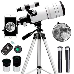 ToyerBee Telescope for Adults & Kids, 70mm Aperture Astronomical Refractor Telescopes for Astronomy Beginners (15X-150X…