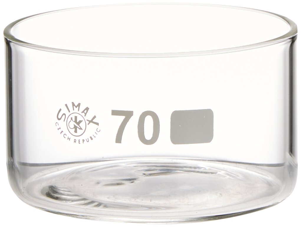 neoLab Borosilikatglas Kristallisierschalen, Transparent, 40mm Höhe, 100mL Kapazität, 10 Stück