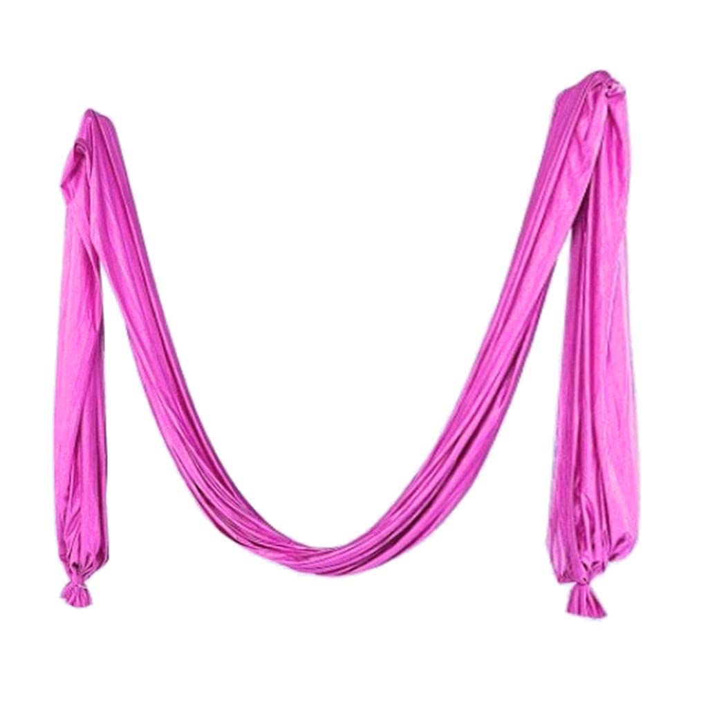 Pilates Yoga Volante Altalena Yoga Aerial Yoga Amaca Tessuto di Seta Rosa Rosso