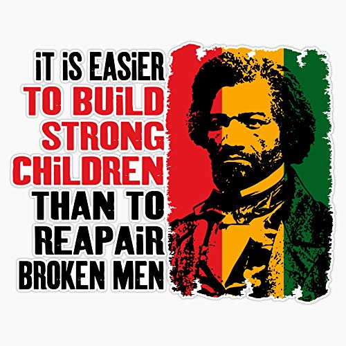 Black History Month Frederick Douglas Quote Sticker Vinyl Bumper Sticker Decal Waterproof 5