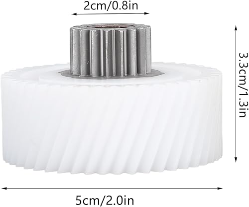 Miniatura 6 de Zerodis Recambio de engranaje de picadora de carne Acero inoxidable y plástico Construcción Accesorio esencial para reemplazo Asegurar la molienda
