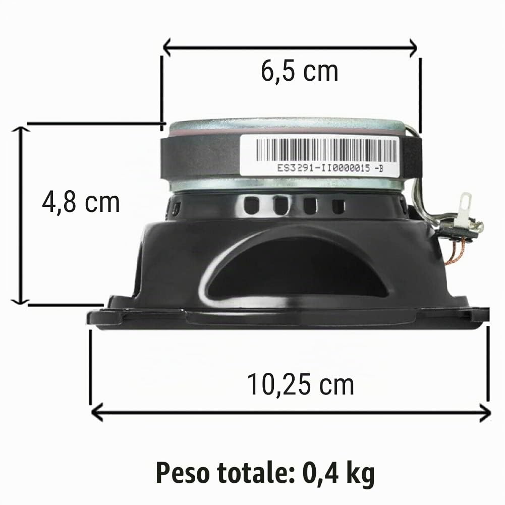 2 altoparlanti JBL STAGE3 427 coassiali a 2 vie da 4" 10,00 cm 100 mm da 30 watt rms e 150 watt max 3 ohm 90 db spl per auto, a coppia