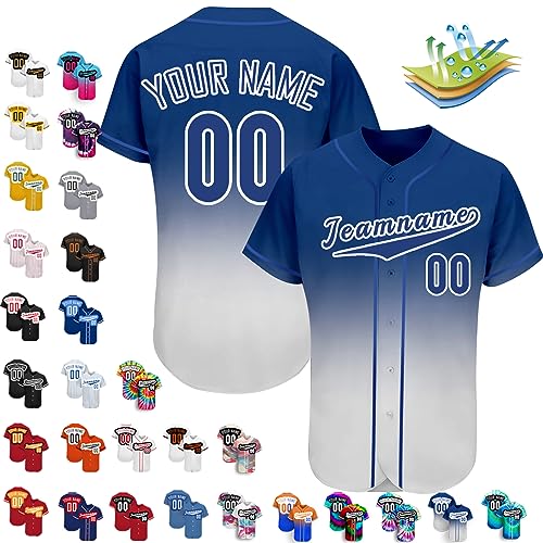 Custom Baseball Jersey Men Women Youth Personalized Baseball Shirts Customised Softball Jersey Shirts