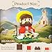 Vziimo Jesus and Flowers Building Set, Little Jesus Figurines with Sunflower, Sheep & LED Halo, Christian Toys Gifts for Adults, Teens Age 14+ (689 PCS)