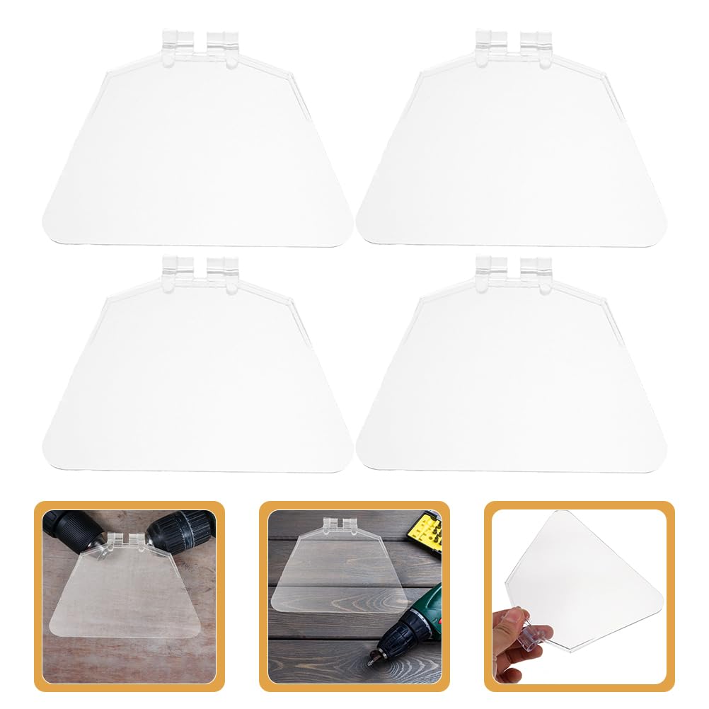 4 piezas accesorios para amoladoras reemplazo protección muela de banco protección para los ojos de la amoladora visera para amoladora gafas