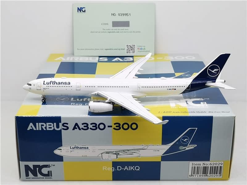 Modelo NG Lufthansa para Airbus A330-300 D-AIKQ 1400 DIECAST modelo preconstruido