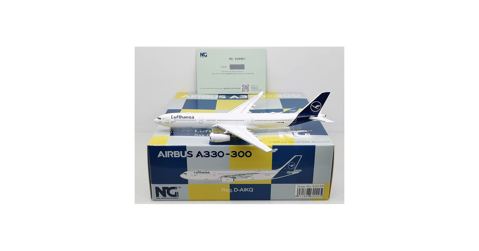 Gemini 1/400 A330-300 ルフトハンザLufthans Gemini Jets Diecast model Lufthansa A330-300 Reg# D-AIKA