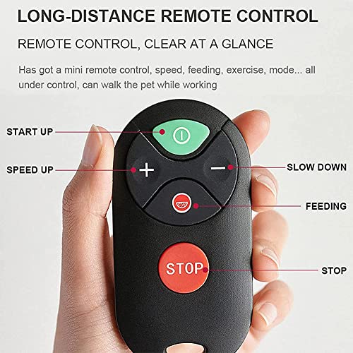 EROFEL Dog Desktop Treadmill, Pet Treadmill with Remote Control and Display Screen 4 Modes Indoor Dogs Exercise Training Equipment, with Safety Fence, Maximum Load: 40 KG - Image 5