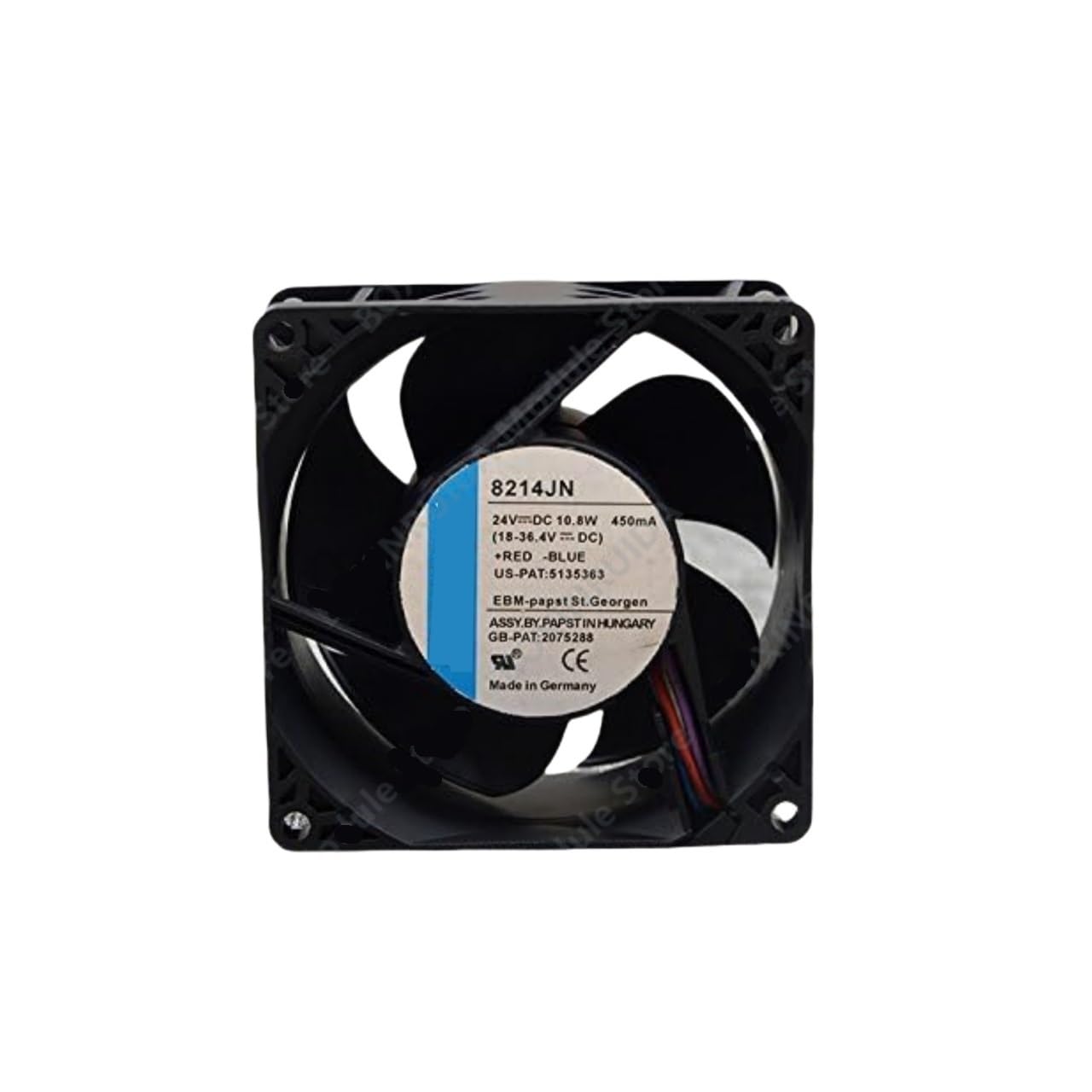 Ventilateur axial 8214JN 24V 10.8W 8038 de refroidissement pour boîtier industriel