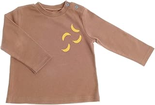 Stripey Cats Women,Clothing,Tops, T-Shirts & Blouses Stripey Cats Ziggle Baby Long Sleeve Thick Cotton Top Brown/Bananas