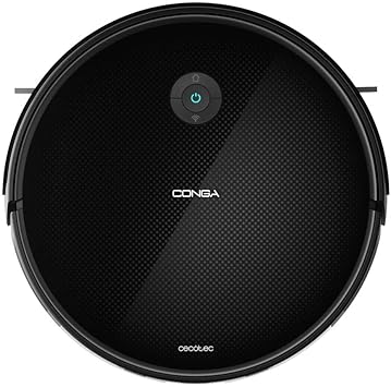 Robot aspirador Conga 2499 Ultra Genesis con tecnología giroscópica, friega, aspira y barre a la vez, 2100 Pa, APP Cecotec, cepillo multifunción, depósito mixto, 3 L, WiFi y Bluetooth2