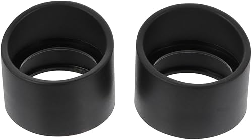 2 fundas para oculares de microscopio, reemplazo de copas binoculares, diámetro interior de 1.299 in, cubiertas de oculares de goma para