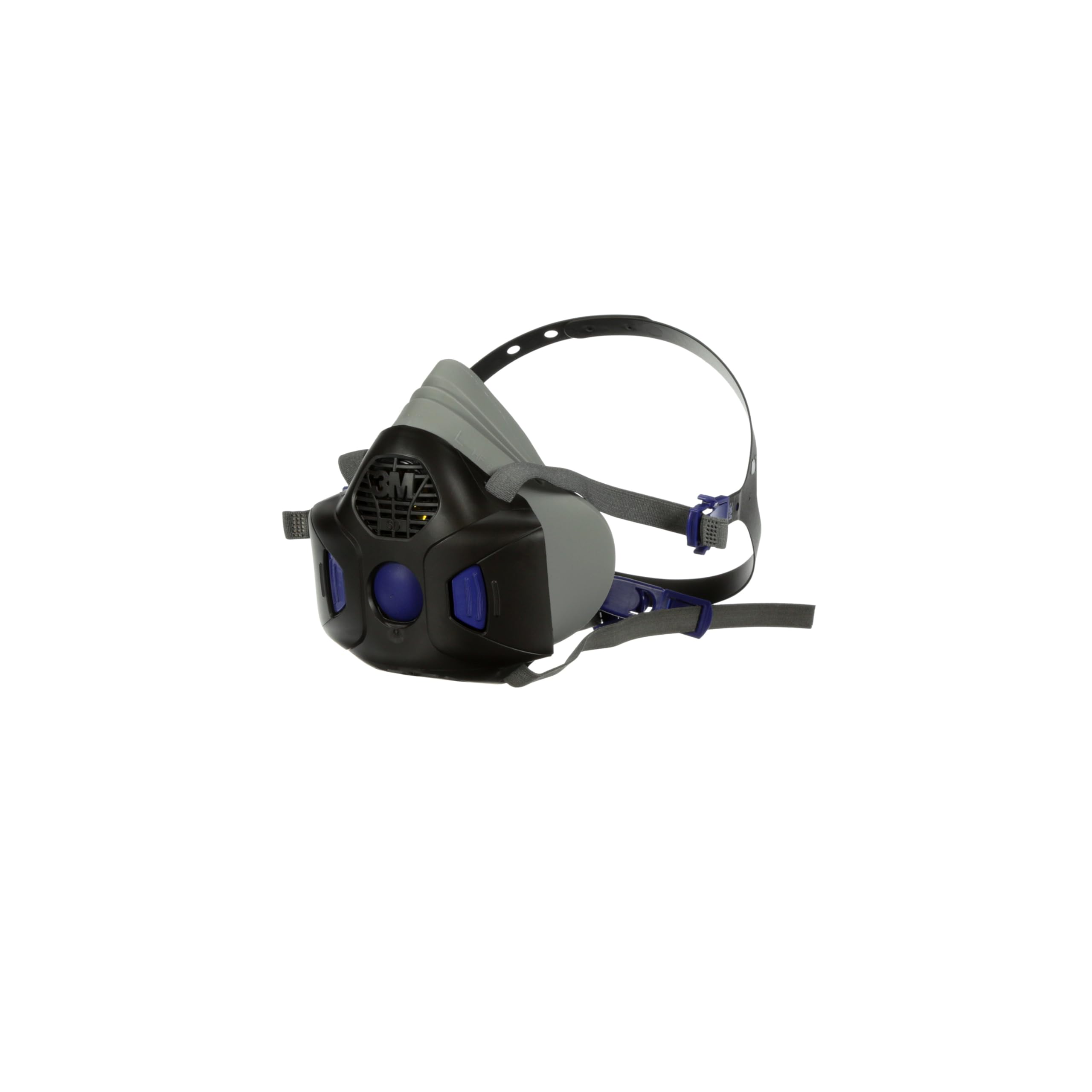 3M Secure Click Halbmaske mit Sprechmembran HF-803SD, Gr. L, dunkelgrau