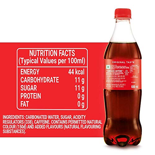 Image of Coca-Cola Cola Soft Drink, 600Ml