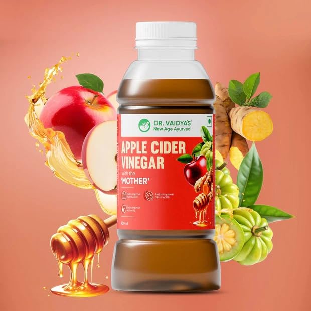 Dr. Vaidya's Apple Cider Vinegar Juice 400ml - Image 4