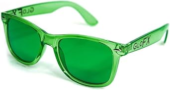 Color Therapy Glasses 10 Pack | Light Therapy Glasses for Chromotherapy, Mood Enhancement, Chakra Healing | Colored Sunglasses for Light Sensitivity