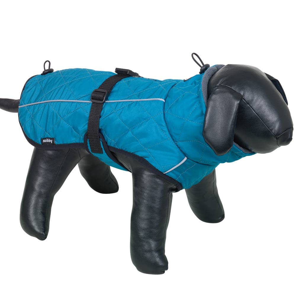 Nobby Yaka Dog Coat, Petrol, 26 cm, Pack of 1
