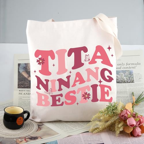 Bolso tote VAMSII para ninang, tita o bestie, regalo para diosa madrina, bolso de mano filipino miniatura 5