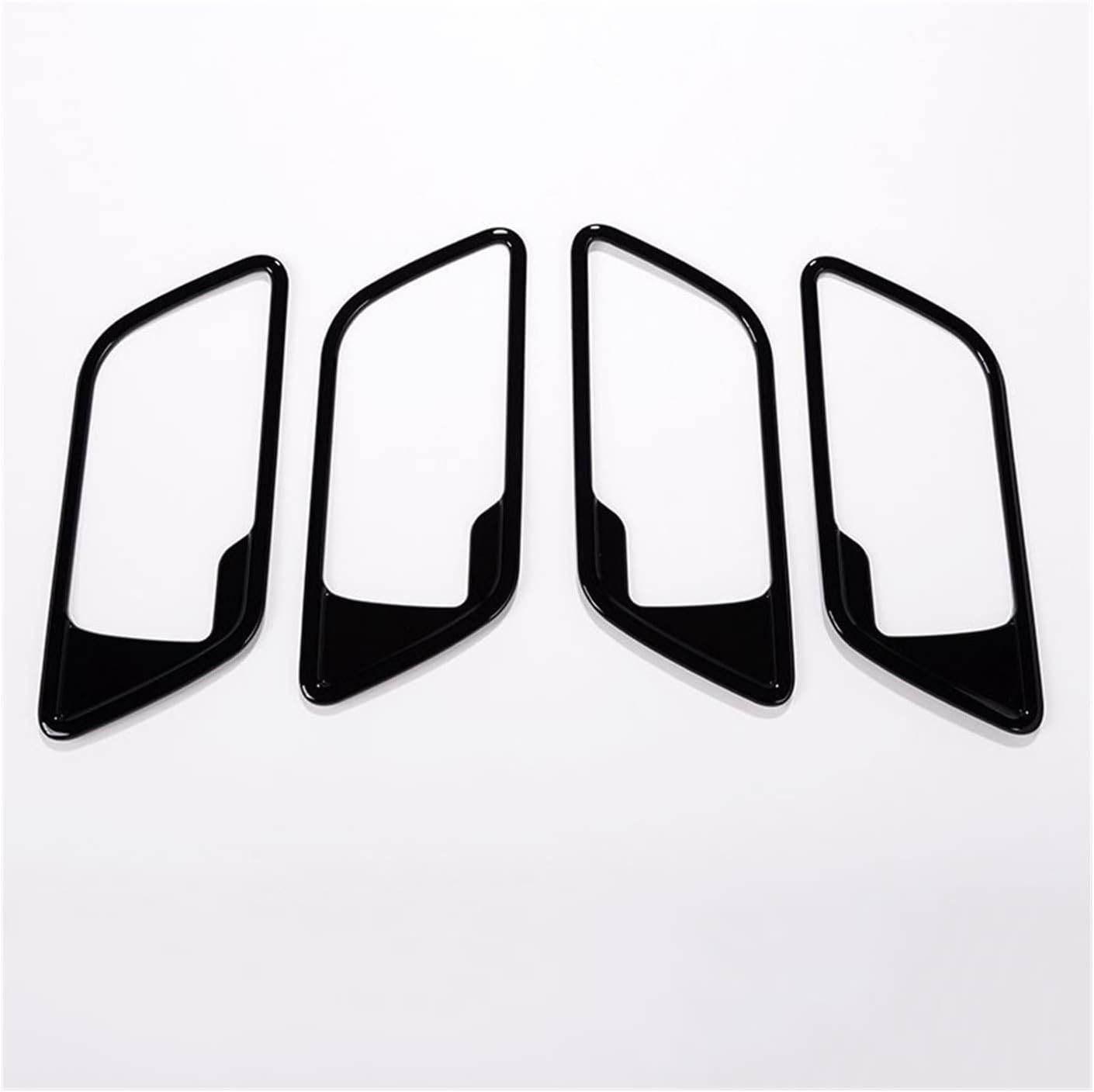 Inside Interior Handle For Range Rover Sport For L320 2005-2008 ABS Car Interior Inside Door Handle Frame Stickers Car Accessories(Black)
