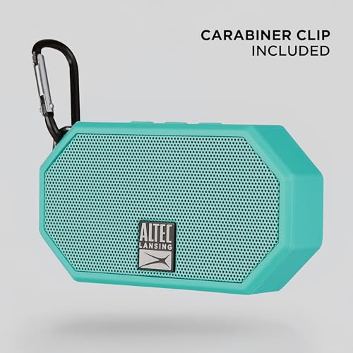 Image of Altec Lansing Mini H2O - Waterproof Bluetooth Speaker, IP67 Certified & Floats in Water, Compact & Portable Speaker for Hiking, Camping, Pool, and Beach