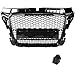 NEEDBUY Auto Frontgrill Front Kühlergrille Frontstoßstange, für Audi A3/S3 8p 2009 2010 2011 2012 2013 (Refit FüR Rs3 Quattro Style) Ersatz Autozubehör