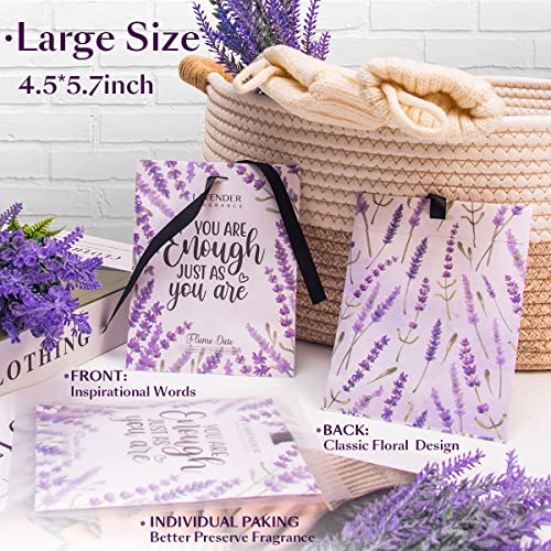 Flame Date 6 Packs Inspirational Scented Sachets For Drawer And Closet Air Freshener Deodorizer Odor Eliminator Motivational Gifts For Mother,Women Friends, Employee, Coworkers,Sister, Teachers #TOP3