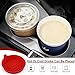 SINGARO Car Cup Holder Coaster, Silicone Cup Holder Insert, Universal Non-Slip Cup Holders, Car Accessories Interior for Women and Man 4 Pack Red