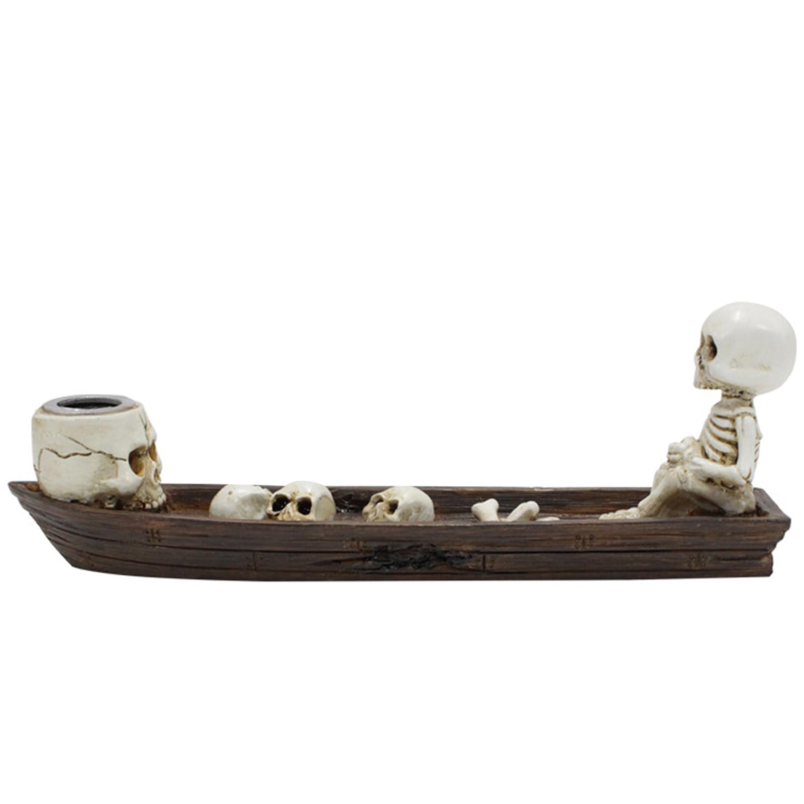 Wedhapy Incense Waterfall Skull Incense Holder Halloween Burners Spooky Skull Waterfall Halloween Holder for Stick Decorations, No