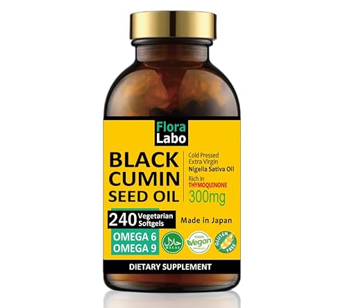 ubNN~V[hIC Tvg 300mg { GMPFH A\tgJvZ Black Cumin Seed Oil Supplement Vegan Soft Capsules (240)