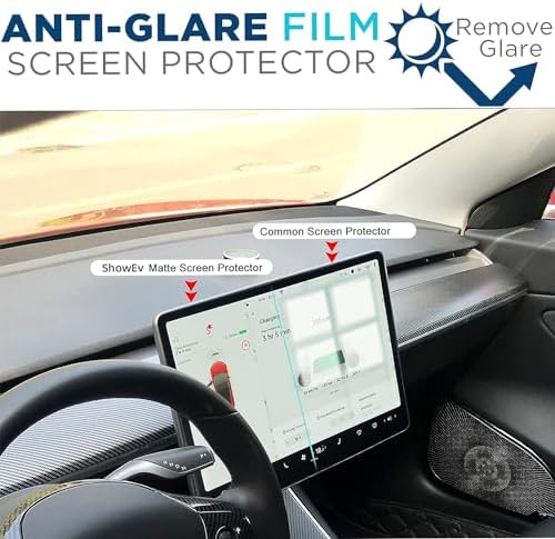 Tesla Model 3 Model Y dotykowy szkło hartowane ochraniacz ekranu (matowy)