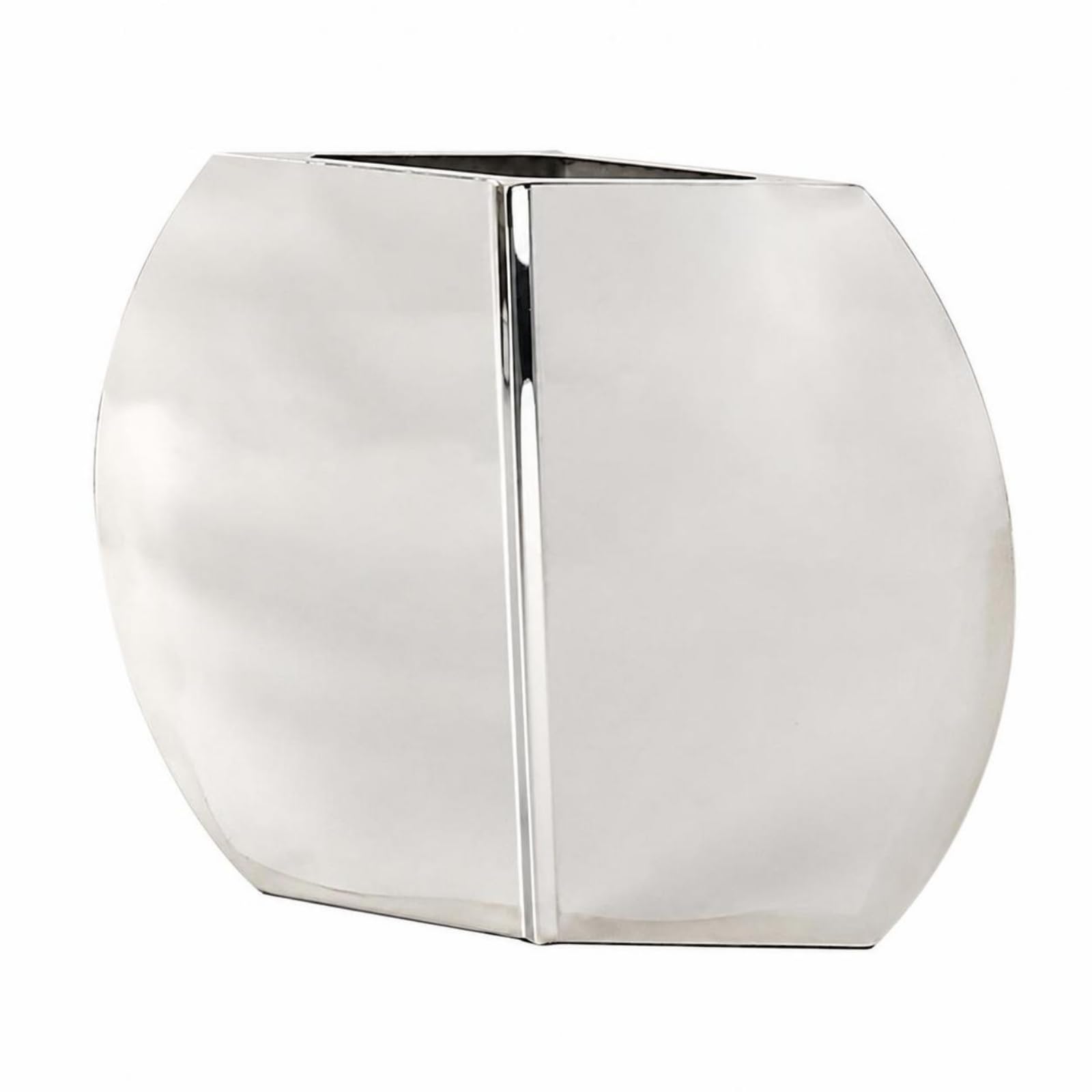 Jarrón Plateado Metálico Decoración, Size to 1