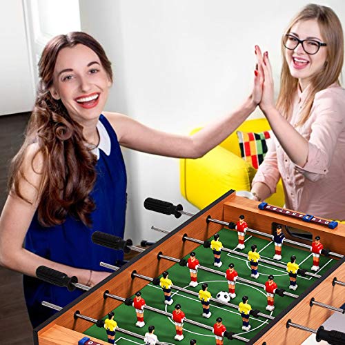 COSTWAY 2 in 1 Spieltisch, Multifunktionsspieltisch aus Holz, Multi-Spieltisch, Air Hockeytisch und Tischkicker, perfekt für Spielzimmer, Bars, Partys, für Erwachsene und Kinder – Bild 3
