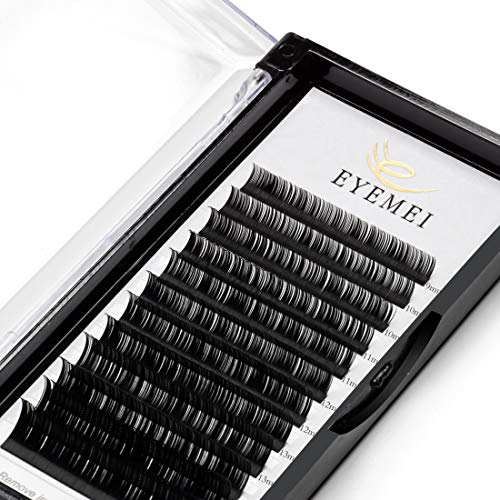 EYEMEI Eyelash Extensions 0.15mm D Curl 9-15 Mixed Eyelash extension, Light Lashes Individual.
