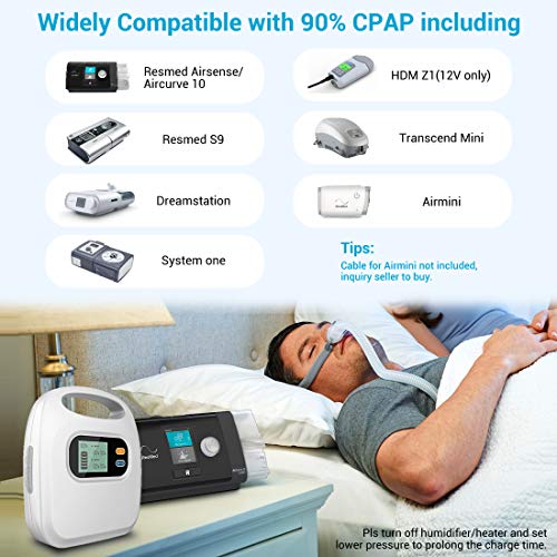 CPAP Battery Backup MAXOAK CPAP Power Bank for Airsense 10 Resmed S9