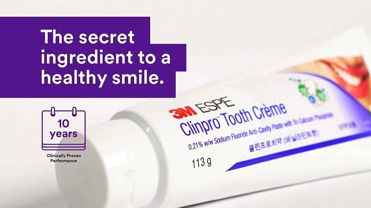 3M Clinpro Tooth Creme NaF Anticavity Toothpaste 113g (Vanilla + Mint) dental products teeth whitening 3M Clinpro Tooth Creme NaF Anticavity Toothpaste 113g (Vanilla + Mint) dental products teeth whitening