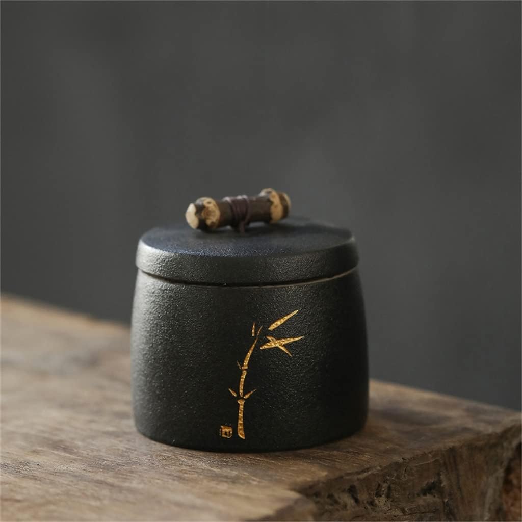 Ceramic Storage Container Mini Portable Tea Sealed Coffee Cans Dining Table Decorations