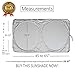 A1+ Car Shade Front Windshield Window Shades Sun Visor for Windshield Automotive Interior Accessories Protection Screen Shield Cover Blocker Protector Auto SUV Truck Heat Reflector