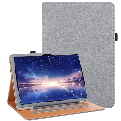 Vakarey Für DOOGEE U11 Tablet Hülle,Multi Angle Support Hülle Für DOOGEE U11 Pro 11 Zoll,Grau